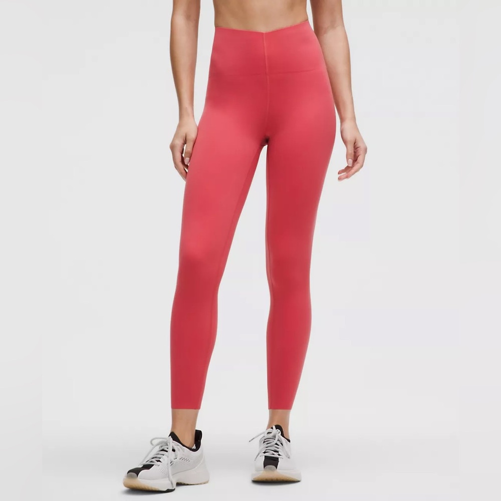 NWT Lululemon  Glow Up™ Super-High-Rise Tight 25" In Desert Red